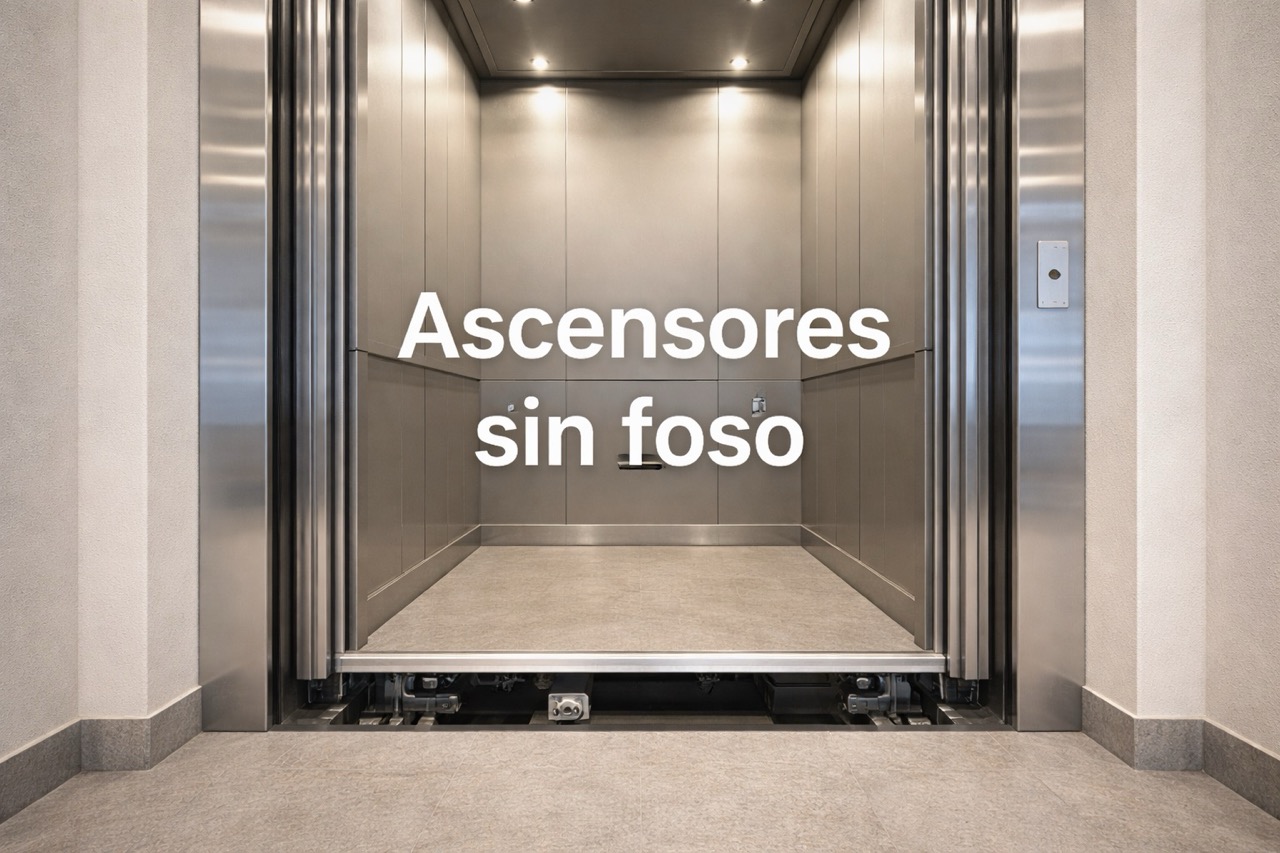ascensores sin foso cuando son viables
